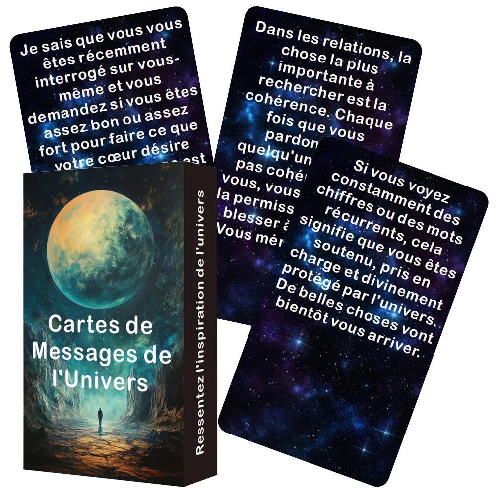 ✨ Cartes de Tarot "Contaminants Cosmiques" – Le Jeu Divinatoire - image du produit - .
