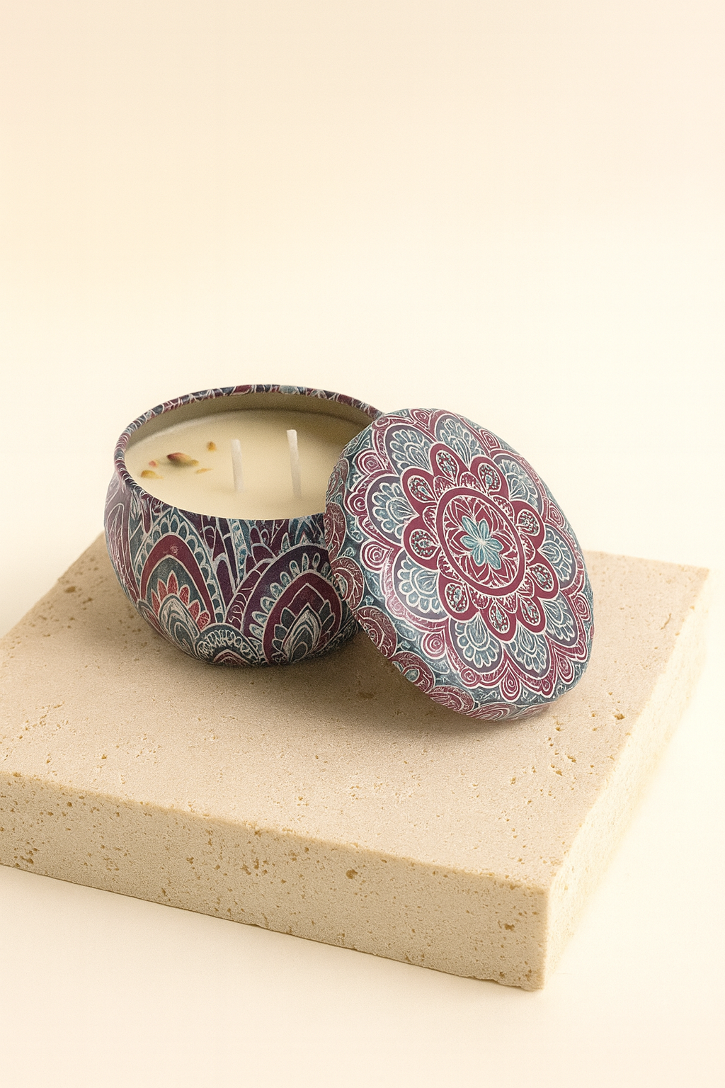 ✨ Bougie d'Aromathérapie "Héritage Ethnique" – Le Voyage Sensoriel pour l'Âme