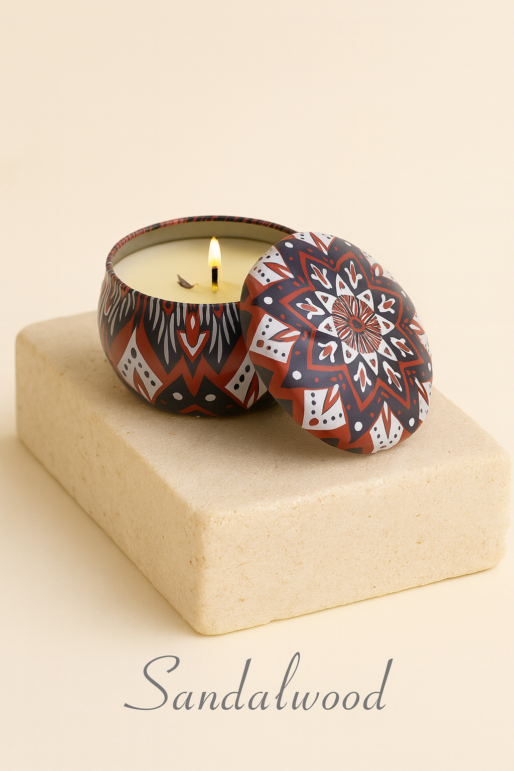 ✨ Bougie d'Aromathérapie "Héritage Ethnique" – Le Voyage Sensoriel pour l'Âme
