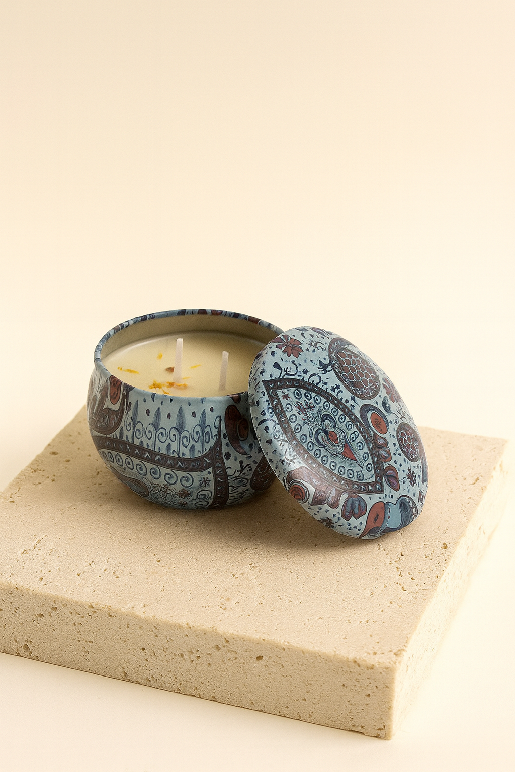 ✨ Bougie d'Aromathérapie "Héritage Ethnique" – Le Voyage Sensoriel pour l'Âme