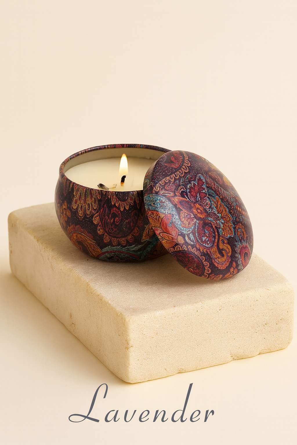 ✨ Bougie d'Aromathérapie "Héritage Ethnique" – Le Voyage Sensoriel pour l'Âme