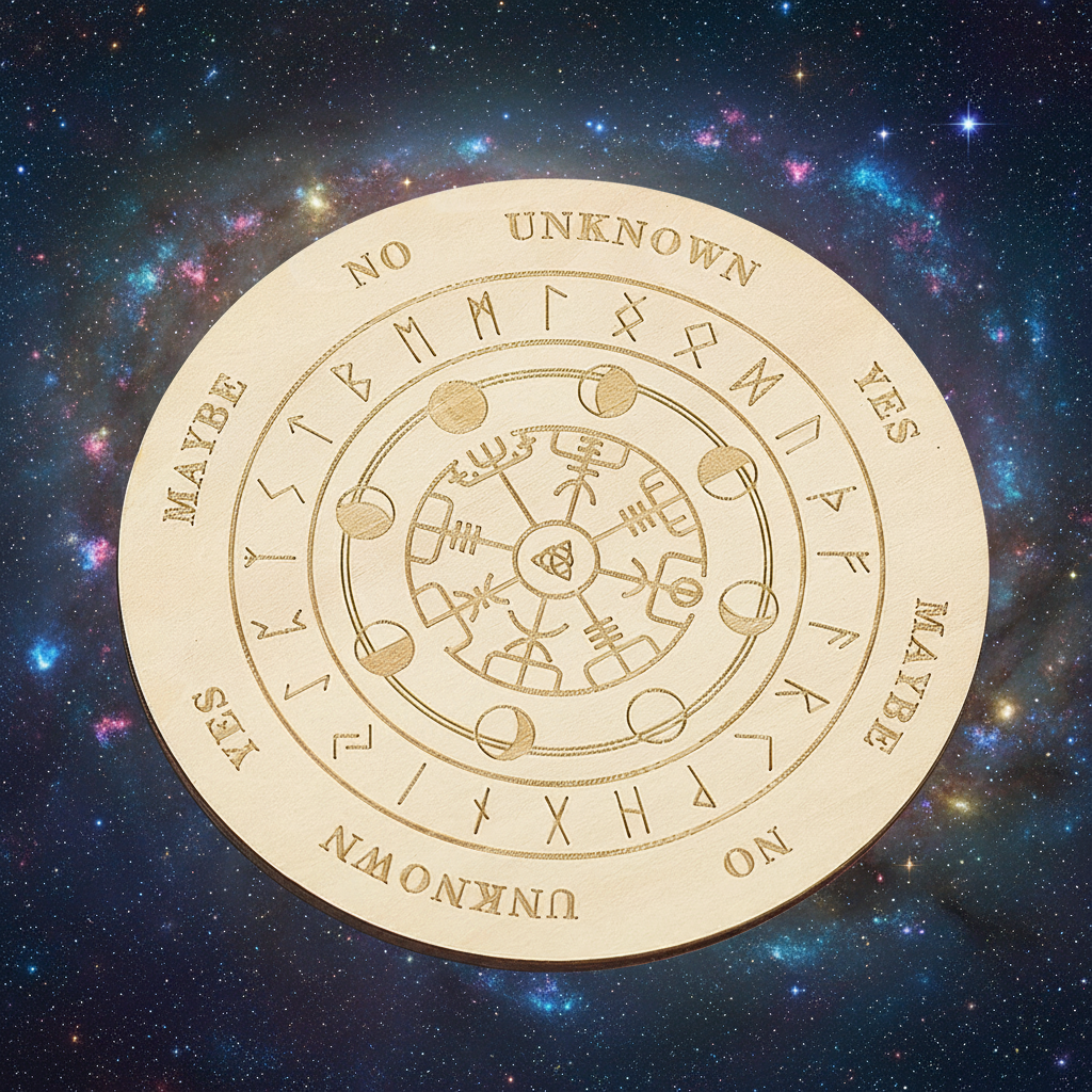 🌙 Planche de Radiesthésie Mystique - image du produit - .